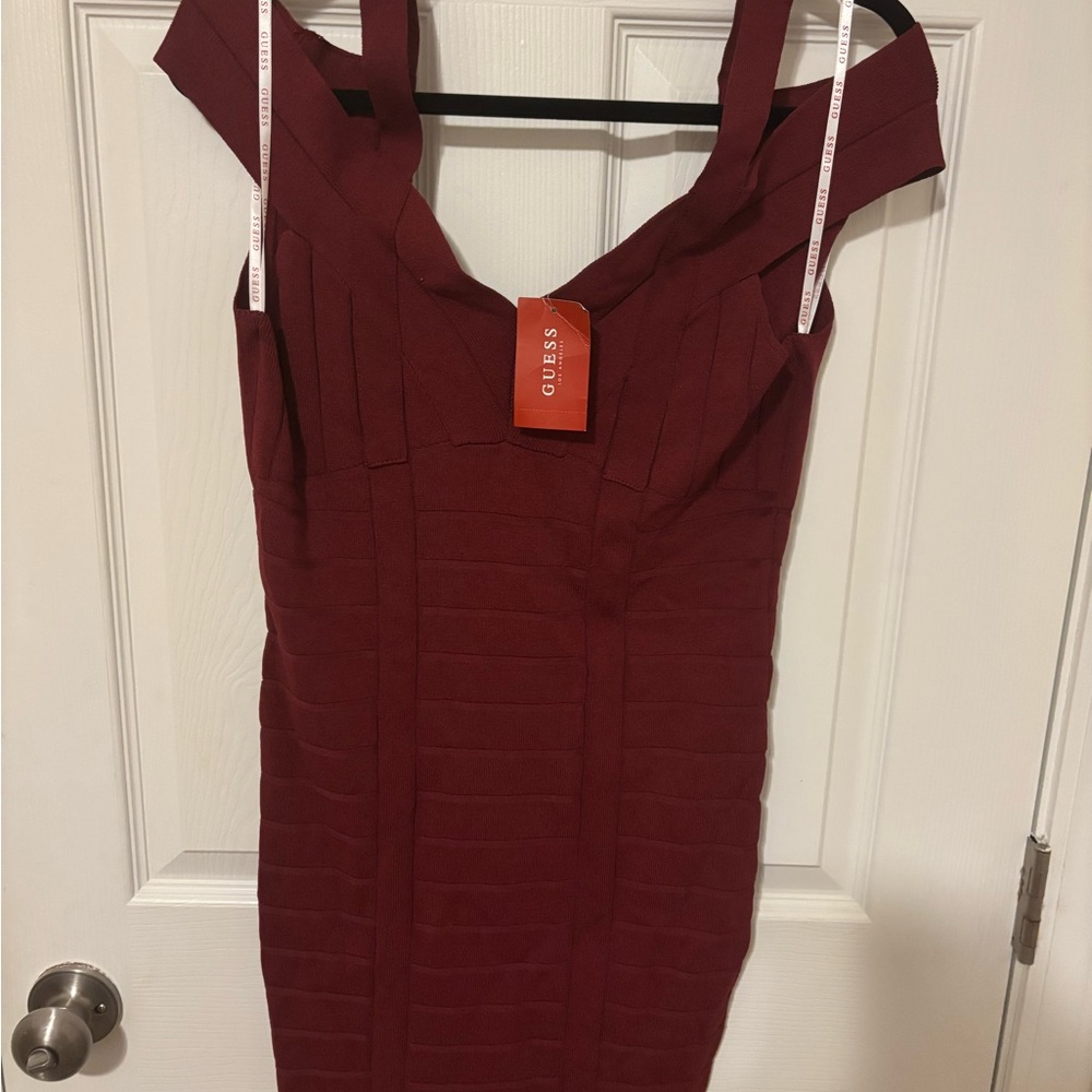 GUESS Deep Red Mini Dress